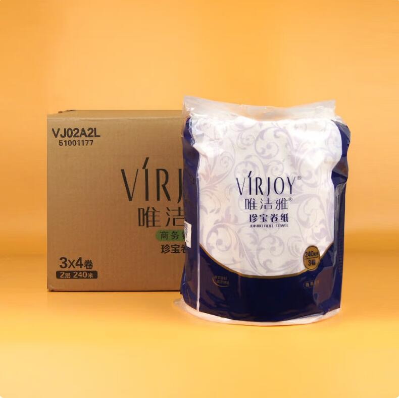 唯洁雅清风珍宝VJ02A2L大盘卷纸