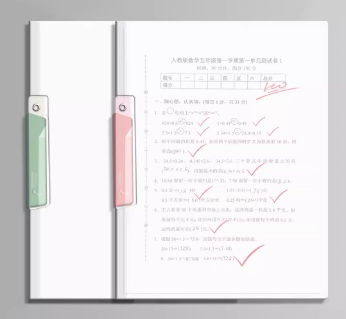 得力抽拉式文件夹