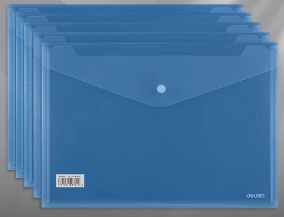 得力透明文件袋