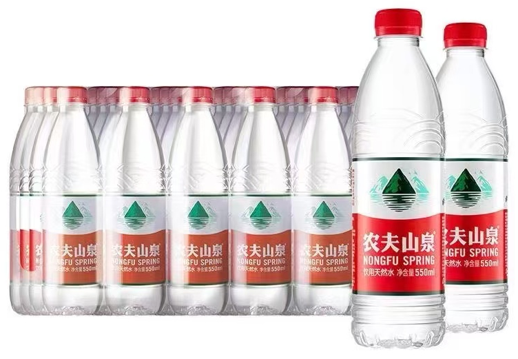 24瓶农夫山泉天然水塑膜装5501